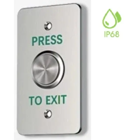 HONNOR SECURITY DescriptionHONNOR SECURITY kilépő gomb, nyomógomb, IP66 kültéri vízálló rozsdamentes acél, süllyesztett szerelésű, 86x50mm