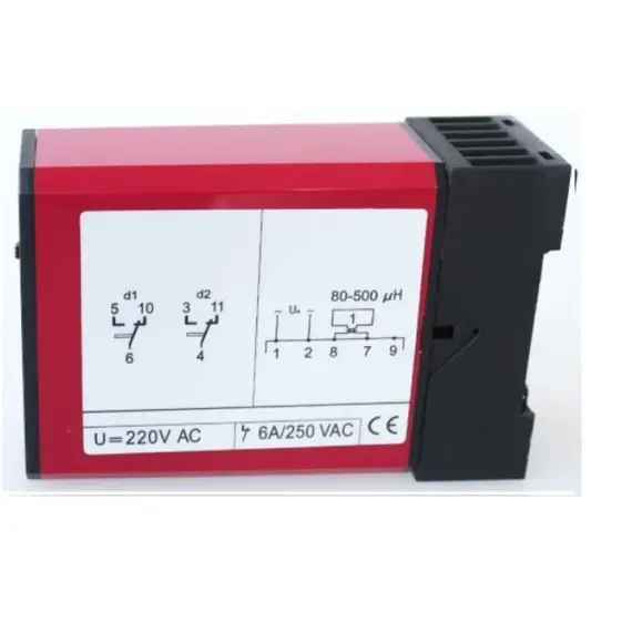 HONNOR SECURITY  HS703 - Induktív hurokérzékelő, hurokdetektor, sorompó vezérlő, 1-csatornás, 3 érzékenységi fokozat