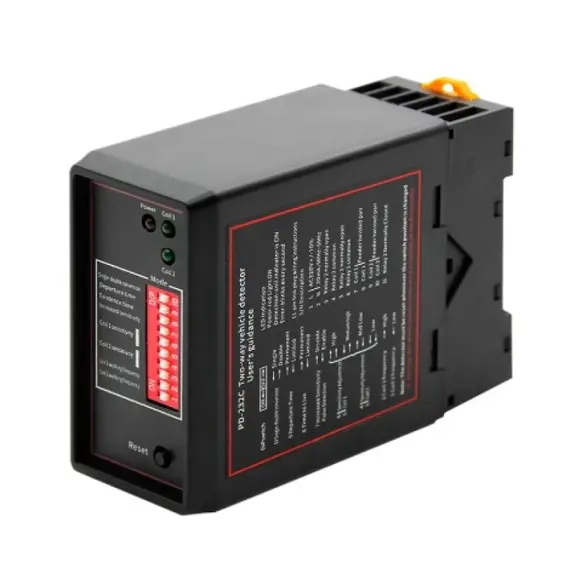 HONNOR SECURITY HHONNOR SECURITY HS705B - Induktív hurokérzékelő, hurokdetektor, sorompó vezérlő, 2 csatornás