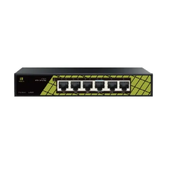 GENATA GNT-ES06ED-P 4FE(PoE)+2FE(UP-LINK) AI PoE Switch