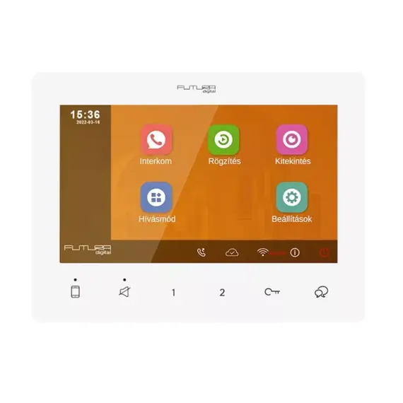 FUTURA FDH-7G/W IP lakáskészülék – 2 vezetékes