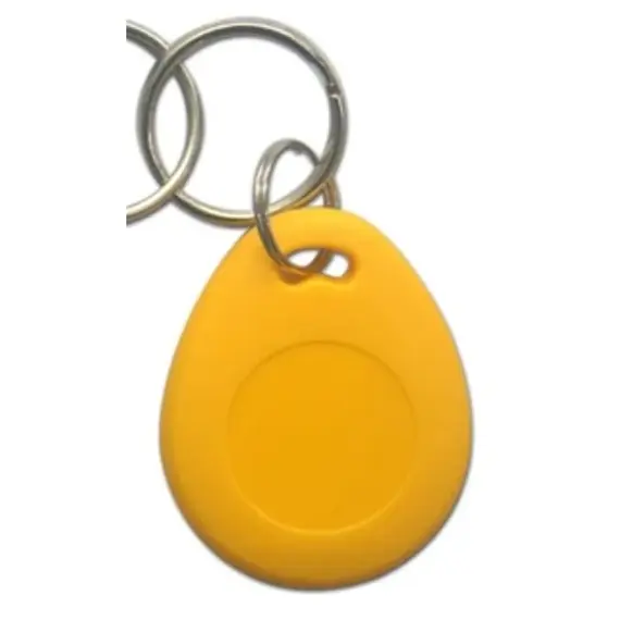 HONNOR SECURITY Proxyimity kártya, EM, 125KHz, kerek kulcstartó alakú, sárgaszínű