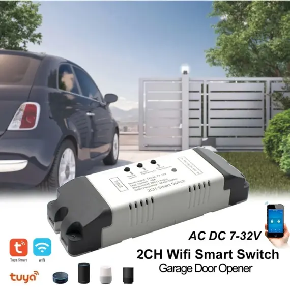 HONNOR SECURITY 2CH WiFi Smart Switch, wifi relé