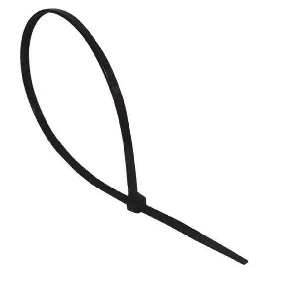 CELO Kábelkötegelő, nejlon, 7,6x550 mm, fekete, UV-álló, 100 db/csomag