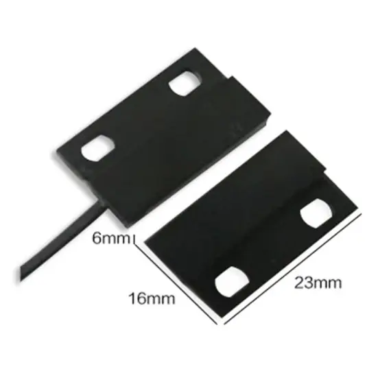 HONNOR SECURITY HS-XL-39D-NO+NC - Felületre szerelhető Mágneses Nyitásérzékelő – Fekete NO + NC 