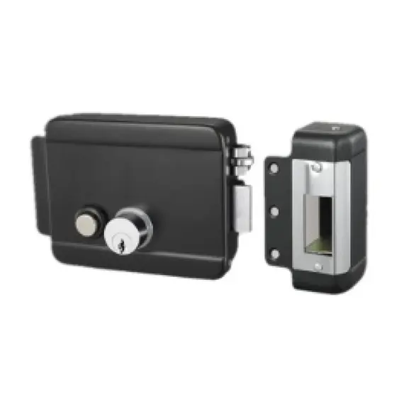 HONNOR SECURITY HS-Y042 12V elektromos zár, dupla cilinderrel jobb