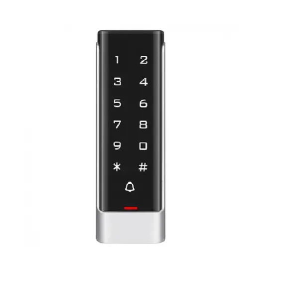 HONNOR SECURITY HS-T1101EM-W Érintőképernyős kódzár és EM 125Khz RFID önálló működésű kártyaolvasó, beléptető