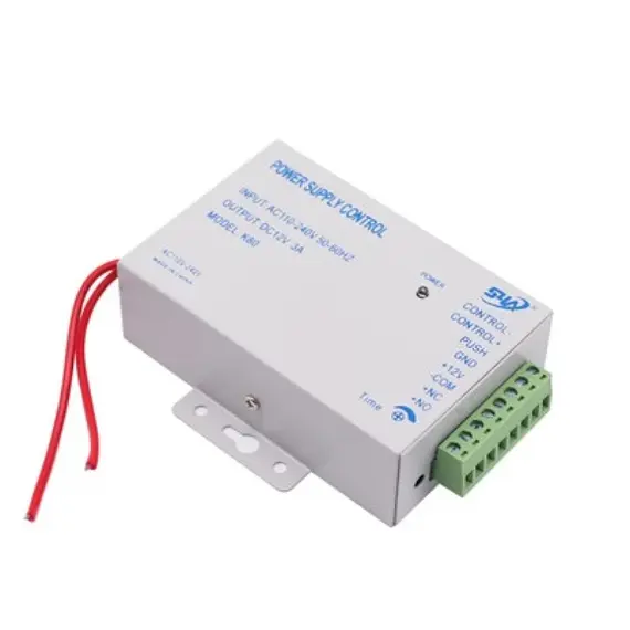 HONNOR SECURITY HS-Y801A-5A kapcsolóüzemű beléptető tápegység, DC12V 5A