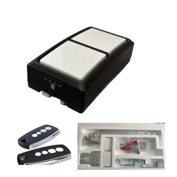 TIGERMAT GF1500 garázskapu nyitó szett, 2 db távirányítóval, 1 részes sín 4,2m, bordásszíj