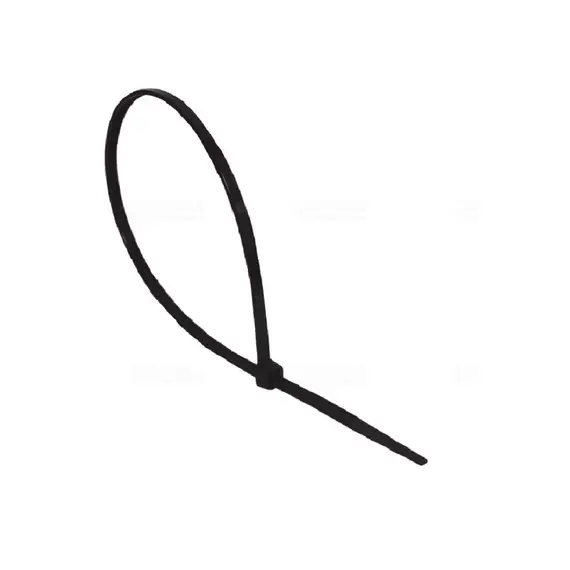 CELO Kábelkötegelő, nejlon, 4,8x370 mm, fekete, UV-álló, 100 db/csomag
