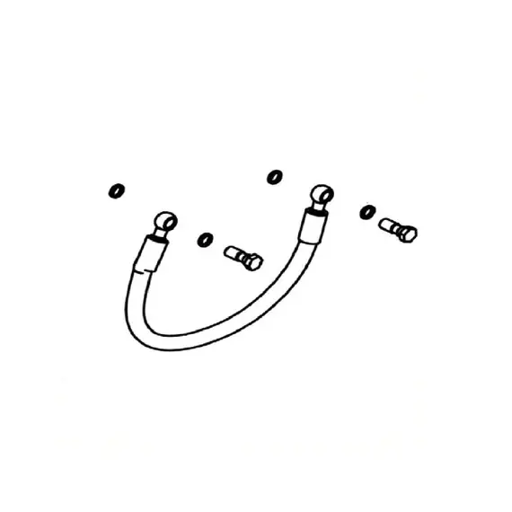 FAAC Alkatrész, flexibilis cső+tömítőgyűrű