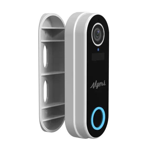 MYERS PARTIZAN-MYERS Kültéri videós kaputelefon, vezeték nélküli, akkumulátoros, WIFI, IP65, beépített mikrofonnal és hangszóróval