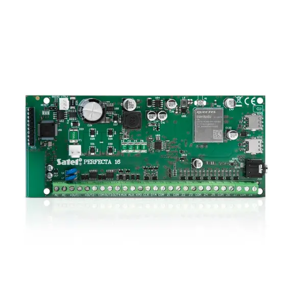 SATEL PERFECTA-16 Riasztóközpont 8–16 zónás, GSM/GPRS, 2 partíció, EN50131 Grade 2