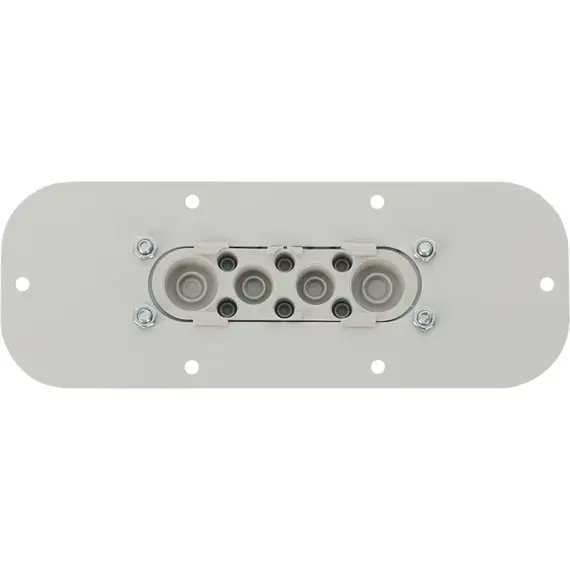 PULSAR AWOH-PM10B Kábelátvezető lemez 10 membrános tömszelencével, fémlemez, RAL7035, AWOH sorozathoz