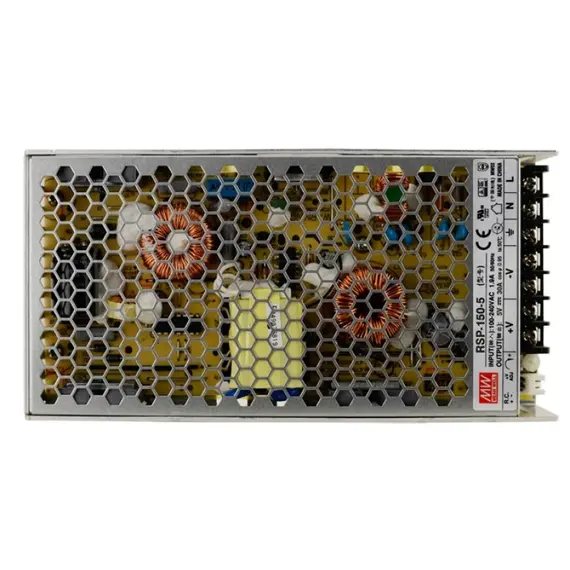 PULSAR RS 5V/150W/26A tokozott tápegység IP20, állítható feszültség, LED kijelzés, védelemmel