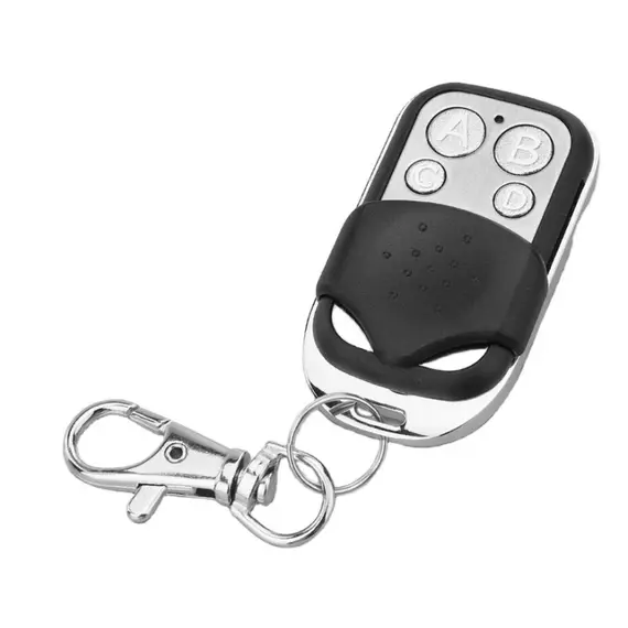 TIGERMAT Mini 4 csatornás tanítható RF távirányító, fix kód, 266-433 MHz