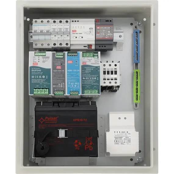 PULSAR AWOH405015 IP66 fém kültéri szekrény szerelőlappal