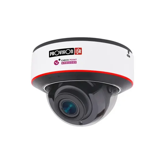 PROVISION-ISR 4MP fix objektíves dóm kamera hibrid LED-del és DDA1 analitikával