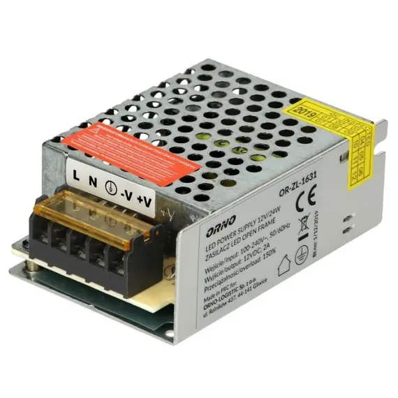 ORNO ORZL-1631 Nyitott burkolatú tápegység 25 W, 12 V, IP20