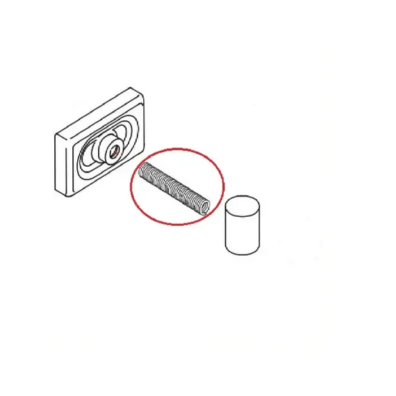 PROTECO Alkatrész,kiegyenlítő rugó, mobil kartámaszhoz, S-PARK 4 sorompóhoz