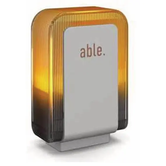 ABLE AB-FX Flash 230  – LED-es villogó lámpa, naracs színű, beépített antenna, 230V