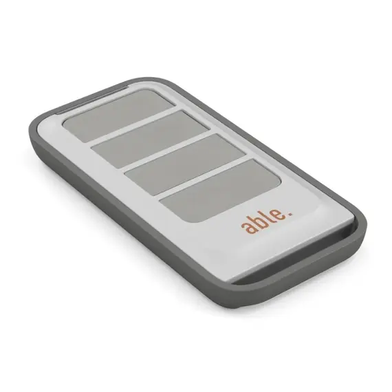 ABLE AB-TX TOH4 868P – Professzionális 4-csatornás 868,30 MHz-es ugrókódos távirányító (akár 14 funkcióval) max. 200m hatótávolság