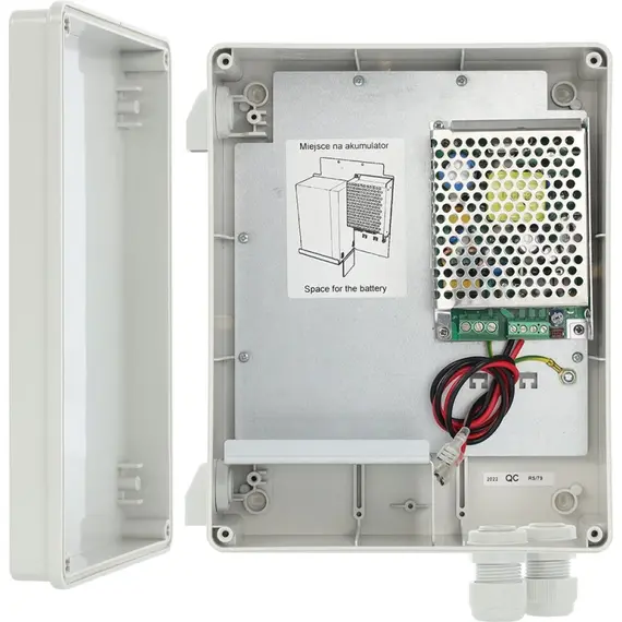 PULSAR HPSBH 13,8 V/3 A/7 Ah kapcsolóüzemű tápegység akkumulátoros tartalékkal, ABS burkolat IP44