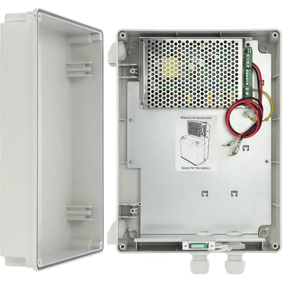 PULSAR HPSG2H 13,8 V/5 A/17Ah kapcsolóüzemű tápegység tartalék akkumulátorral, ABS burkolat, IP44, Grade 2