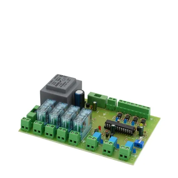 CONTROL Vezérlés, 230V-os, digitális,  forgalomirányító lámpához, 4 funkciós, 4 be- és 3 kimenet, 2 lámpához