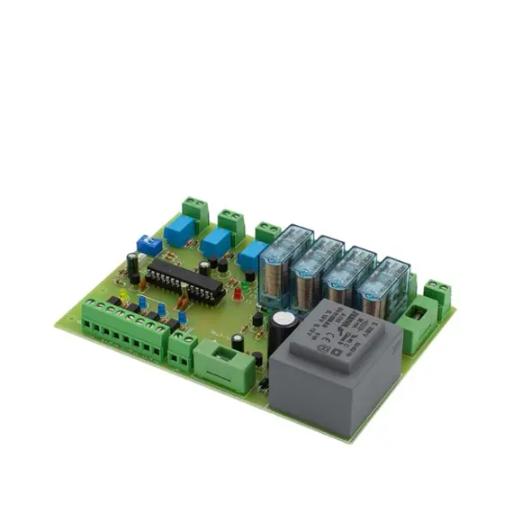 CONTROL Vezérlés, 230V-os, digitális,  forgalomirányító lámpához, 4 funkciós, 4 be- és 3 kimenet, 2 lámpához