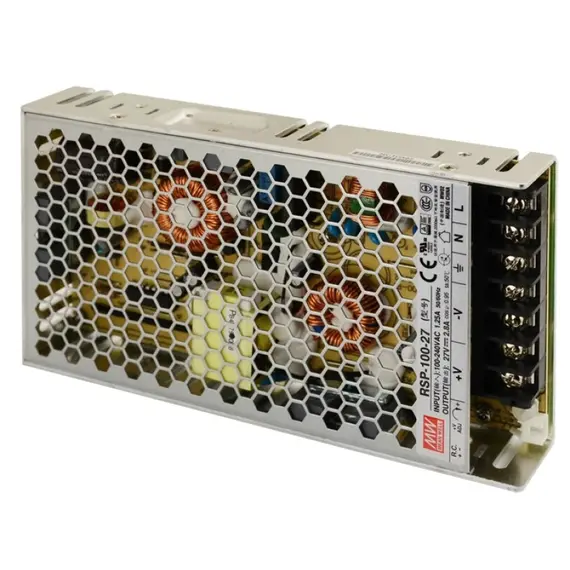 PULSAR RSP-100-27 27V 100W 3,8A IP20 Fémházas Tápegység Professzionális Kivitel