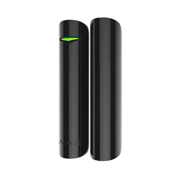 AJAX SYSTEMS Ajax DoorProtect Plus vezeték nélküli nyitásérzékelő, külső kontaktus fogadása, rezgésérzékelő, dőlésérzékelő, fekete