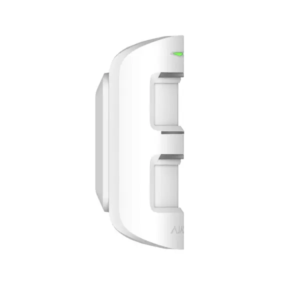AJAX SYSTEMS MotionProtect Outdoor vezeték nélküli kültéri Dual PIR mozgásérzékelő 15 m hatótáv, kisállat védelemmel, fehér