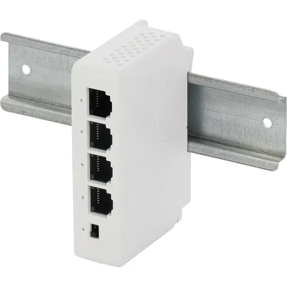 PULSAR Extender EXT-POE3DIN PoE 3-portos IP20 DIN sínre szerelhető fekete