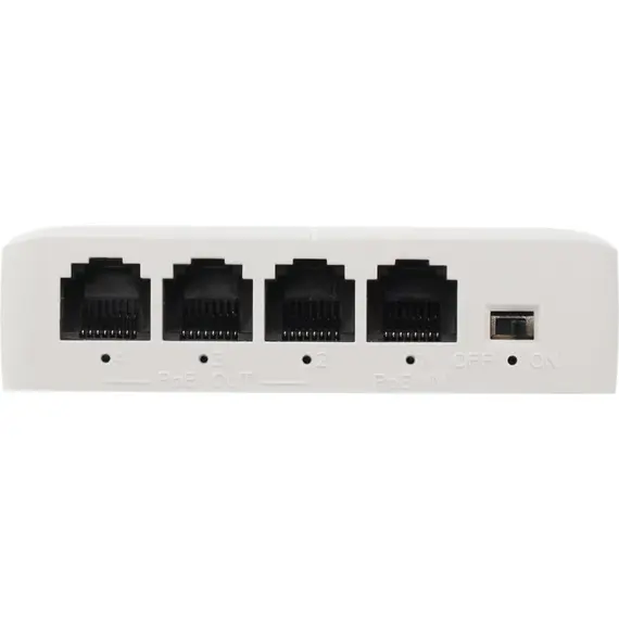 PULSAR Extender EXT-POE3DIN PoE 3-portos IP20 DIN sínre szerelhető fekete