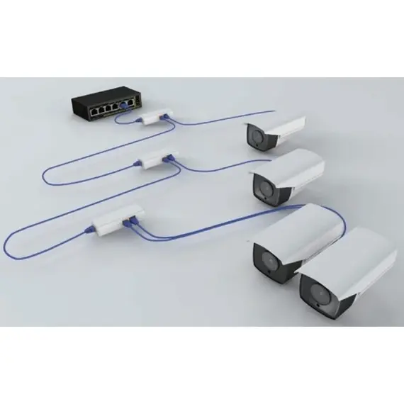 GENATA 3 portos POE extender 0.6Gbps