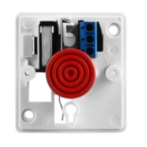 HONNOR SECURITY HS-68 Vészgomb, pánikgomb 12V 24V ABS műanyag kulcsos visszaállítású vezetékes vészriasztó gomb biztonsági rendszerhez