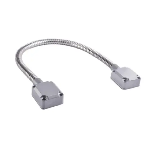 HONNOR SECURITY Kábel átvezető gégecső. Belső átmérő: 11mm, hossz: 400 mm. Rögzített fej anyaga: Cinkötvözet