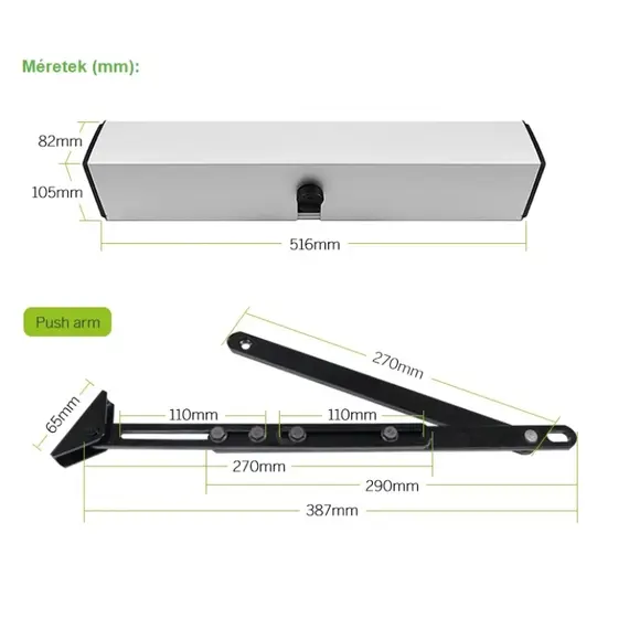 TIGERMAT HONNOR SECURITY alkatrész - fogaskerék HS-ED100 HS_ED-150 automata lengőajtó nyitóhoz