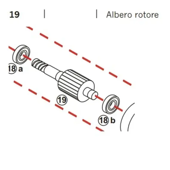 PROTECO Alkatrész – Forgórész régi SHARK motorhoz