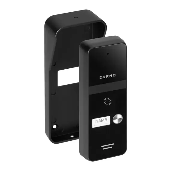 ORNO ENIR, egylakásos audio kaputelefon szett, 2-vezetékes, RFID kártyaolvasós, fehér