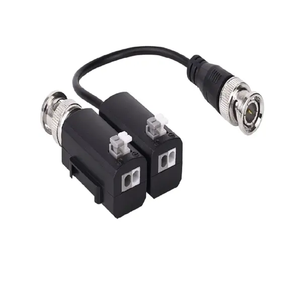 PROVISION-ISR Videojel átalakító szett, Balun  1-csatornás passzív koax-UTP csavart érpáras