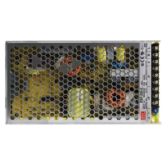 PULSAR RSP-200-5 5V 200W 40A IP20 fémházas tápegység professzionális kivitel