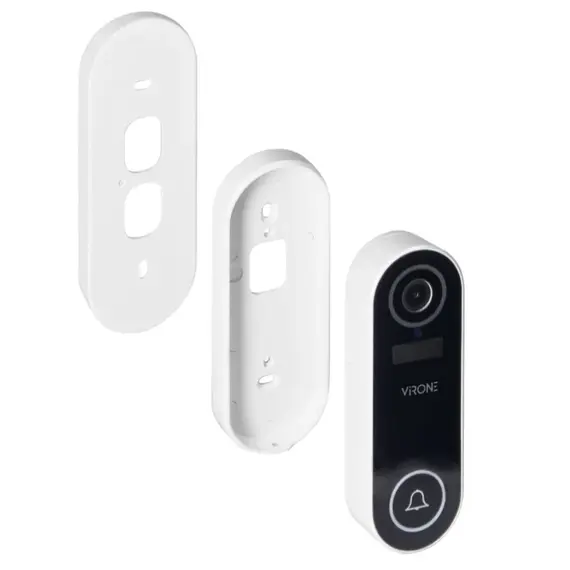 ORNO LAYO vezeték nélküli Wi-Fi videó kapucsengő Full HD kamerával és hálózati csengőegységgel