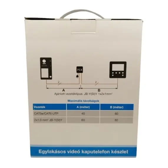 FUTURA Videó kaputelefon szett, 1 lakásos, StartKIT