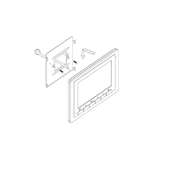 FUTURA Tartó, fali, a VDT17S beltéri monitorhoz