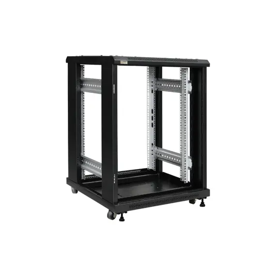 PULSAR RACK szekrény, álló kivitel, készre szerelt 15U/600x600.