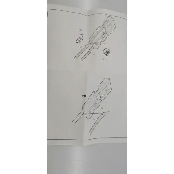 CHAMBERLAIN Rögzítő kocsi, futó kocsi rögzítéséhez,LM 1000 és 600 garázskapu mozgató motor sínjébe