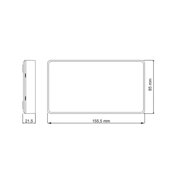 ROGER Beléptető terminál, MIFARE Ultralight/Classic/DESFire/Plus/NFC/Bluetooth