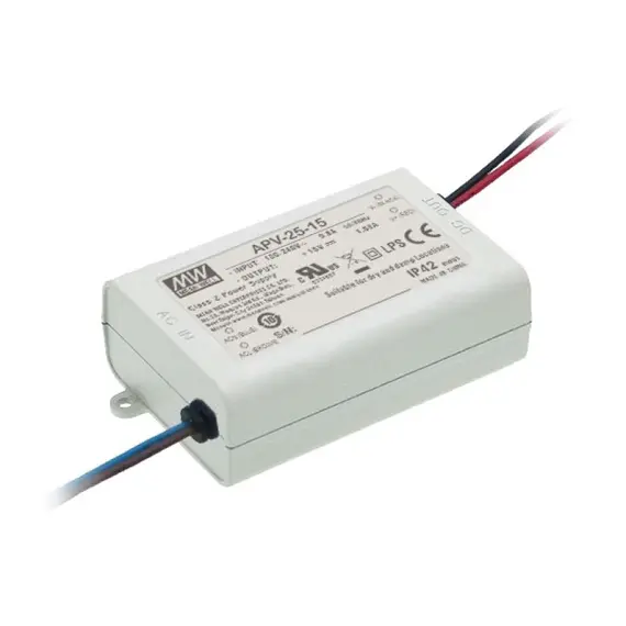 PULSAR APV-25-12 12V 25W 2.1A IP42 LED tápegység fehér kompakt kivitel